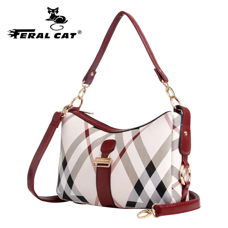 

2019 New Luxury Handbag Women Stitching Messenger Bags Designer Brand Plaid Shoulder Bag Female Ladies Totes Crossbody Bags 2019
