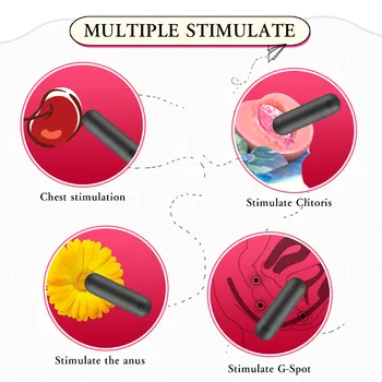 Wireless Remote Control Bullet Vibrators Sex Toy for Woman 10 Modes Underwear Vibrator G-spot Clitoris Stimulator 4