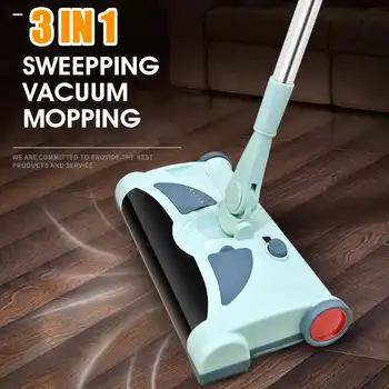 

Becornce 3 in 1 Electric Sweeping Mop Flat Mop Wooden Floor Tiles Flat Cleaning For Home Wireless Wiper Floor Vacuum Cleaner