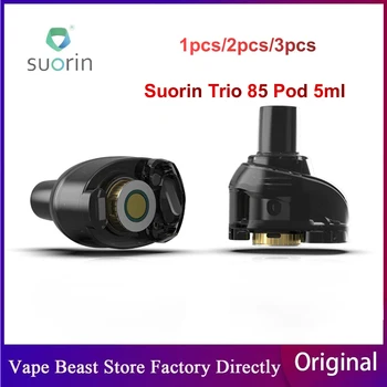 

Original 1-3pcs Suorin Trio 85 Cartridge Pod For Suorin Trio 85 Kit with 5ml Capacity & Replaceable Coil System E-cig vaporizer