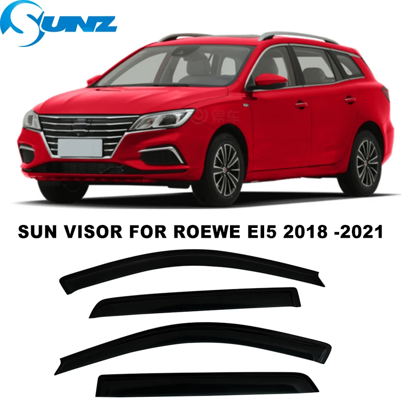 Дефлекторы боковых окон для Roewe Ei5 2018 2019 2020 2021 черный козырек всепогодный экран
