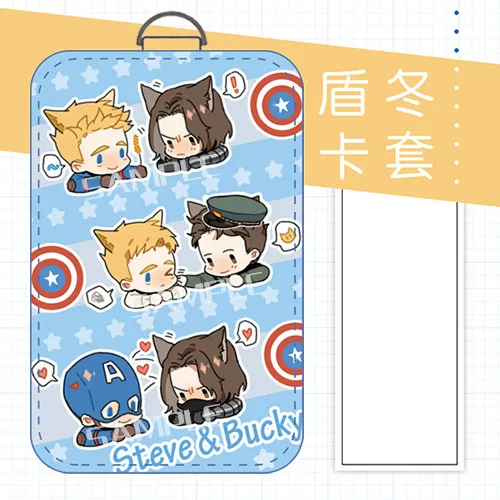 Marvel Мстители Зимний Солдат buckycaptain Америка Steve чехол PU карточный ремешок Gifit Limited N