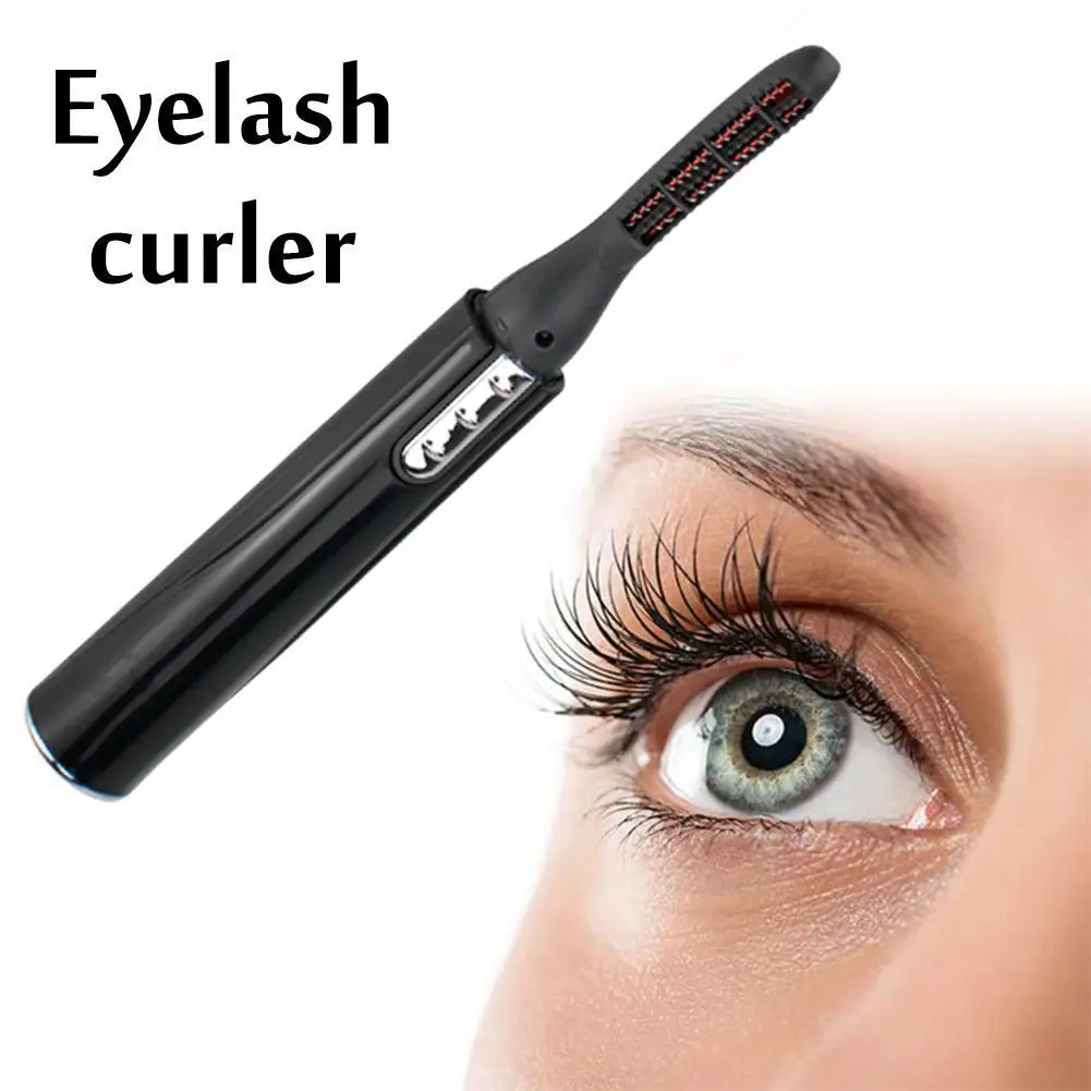 

1Pcs Portable Eyelash Curler Lasting Eyelash Ironing Rechargeable Anti-damage Curler Makeup Tool Kit USB Curling System T2J6