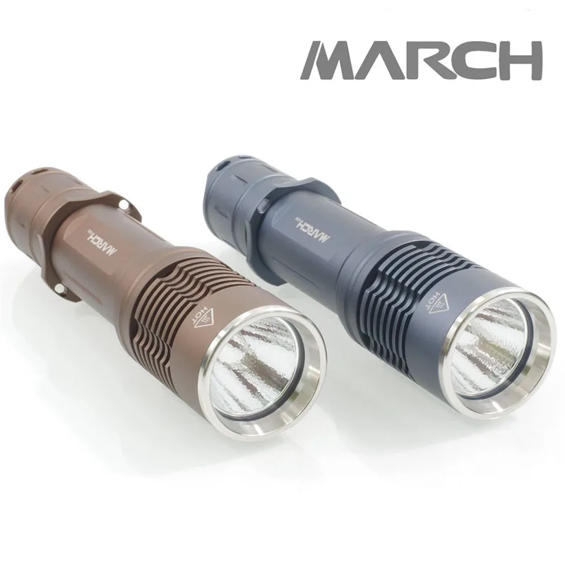  March K8S Cree XHP50.2 Luminus SST40 18650 21700 Power LED Flashlight Temperature Control Camp Equi