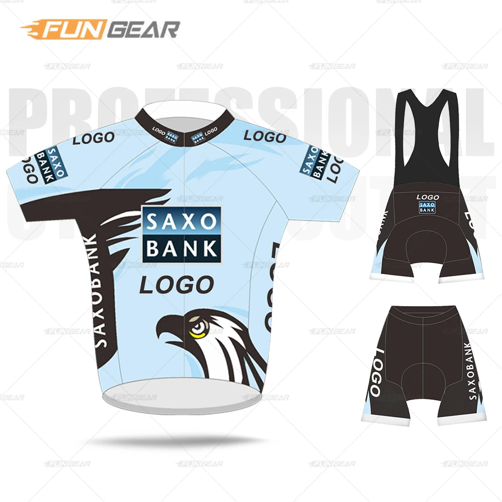 Одежда для велоспорта Pro Team Man комплект из Джерси с коротким рукавом SAXO BANK 2020 одежда шоссейного велосипеда на