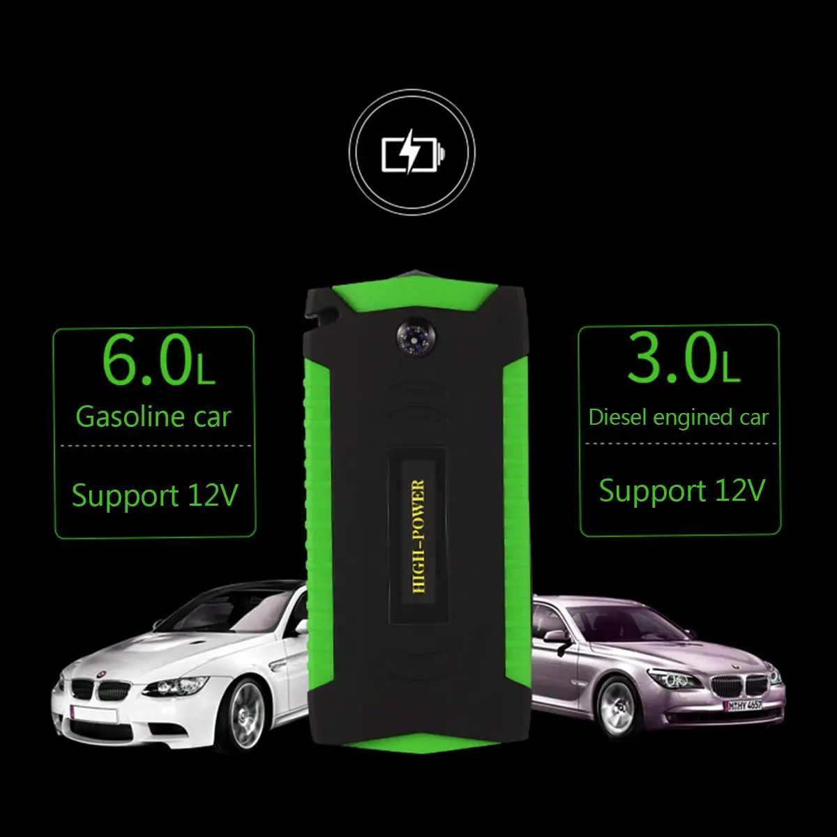 82800 мАч мощный автомобильный стартер 12 В 4 USB Портативное пусковое устройство Внешний аккумулятор автомобильное зарядное устройство для автомобильного аккумулятора бустер Бастер