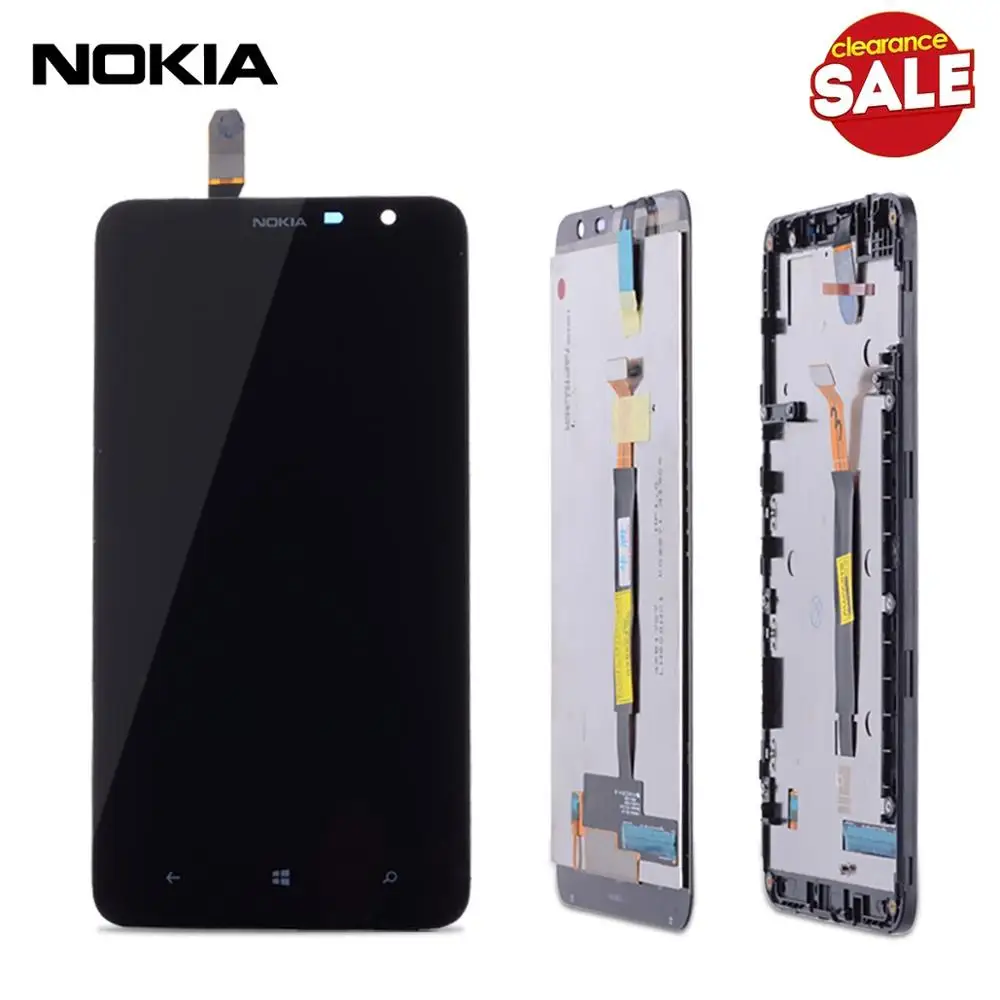 

Original 6.0'' 1280x720 LCD For NOKIA Lumia 1320 Display Touch Screen For NOKIA 1320 Display Digitizer Replacement