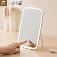 Youpin LED specchio per il trucco controllo sensibile al tocco LED luce naturale regolabile portatile pieghevole ricaricabile Desktop per donna