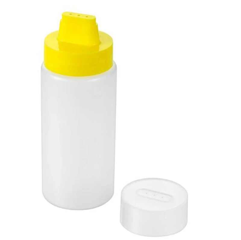 4 Holes Squeeze Sauce Bottle Cream Oil Jam Ketchup for Cake Decoration oil spray bottle refillable bottles oil bottle plastic storage bottle