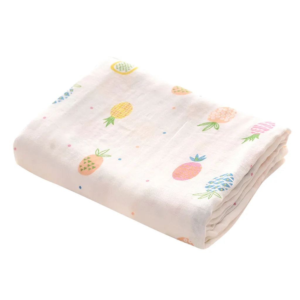 Муслиновое хлопковое Пеленальное Одеяло для новорожденных, детское одеяло для новорожденных, тонкая пеленка для новорожденных, конверт, накидка для коляски