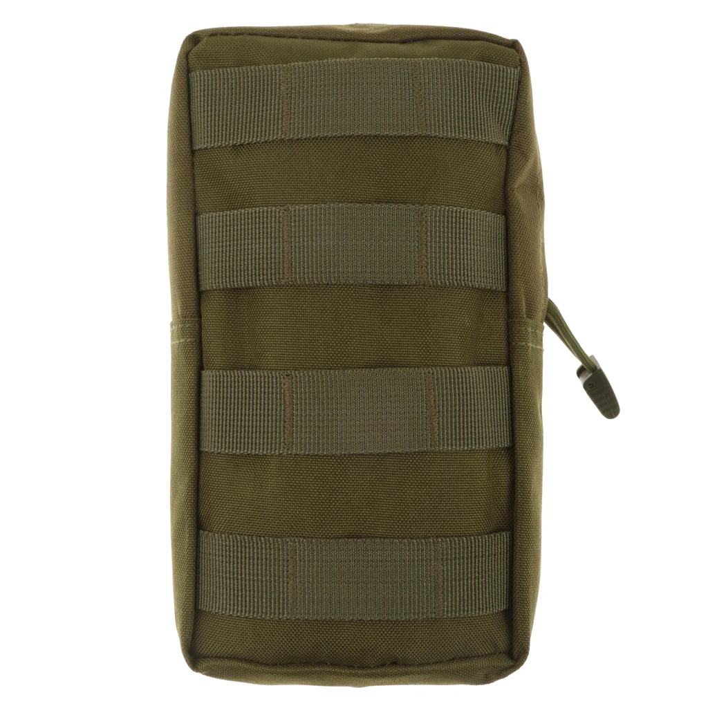 600D Waterproof Military Molle Utility Magazine Pouch Outdoor Accessory Bag for Attaching to Backpack or Belt - Цвет: Army Green
