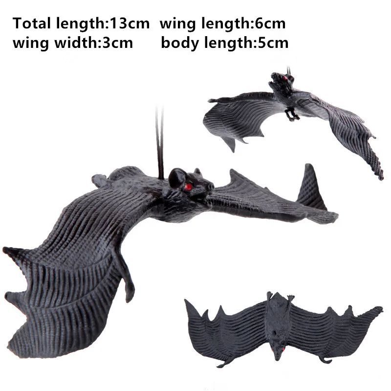 

Halloween Simulation Bats Toy Air Defense Simulation Animal Party Props Bats Pendant Tricky Halloween Decorations