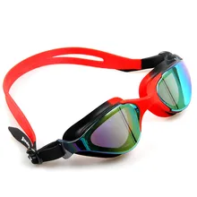 Профессиональные гоночные плавательные очки для мужчин и женщин, универсальный стиль, высокое разрешение, водонепроницаемые, противотуманные, повседневные, большая оправа, спортсмены