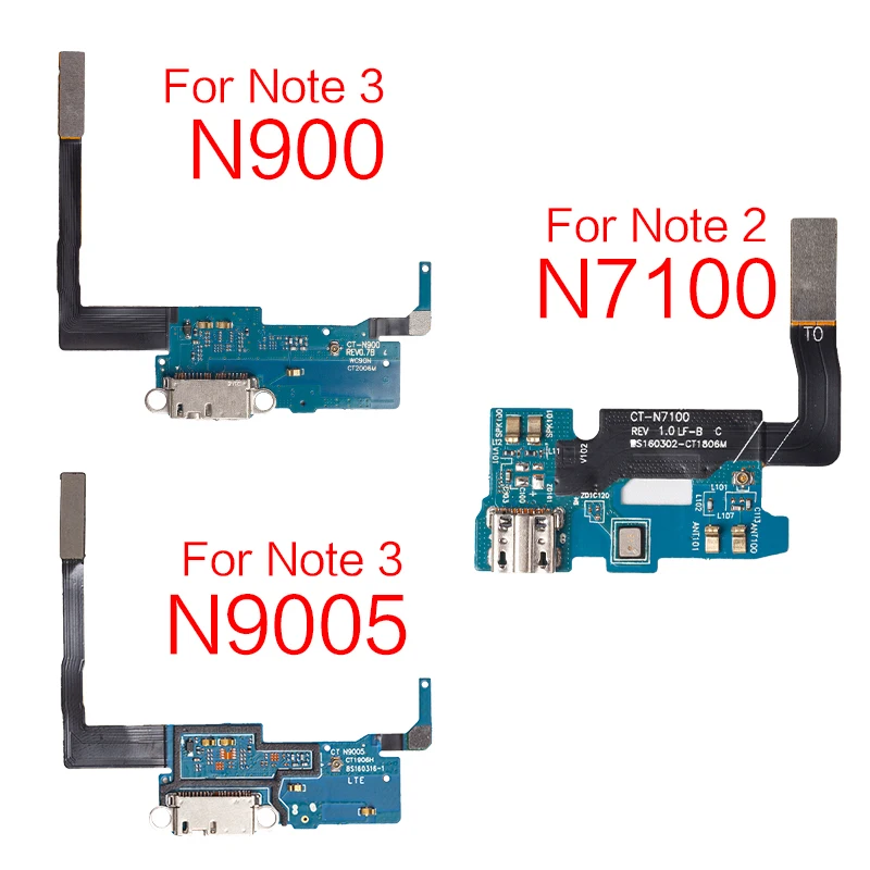 5pcs/lot USB Charging Dock Connector For Samsung Galaxy Note 2 3 N7100 N900 N9005 Charger Port Data Flex Cable Replacement Parts | Мобильные
