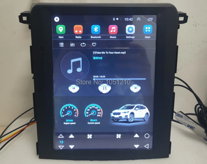 Ouchuangbo Радио Аудио плеер рекордер для Subaru XV Поддержка android 6,0 gps 10,4 дюймов Tesla экран 2 Гб ram 32 Гб rom
