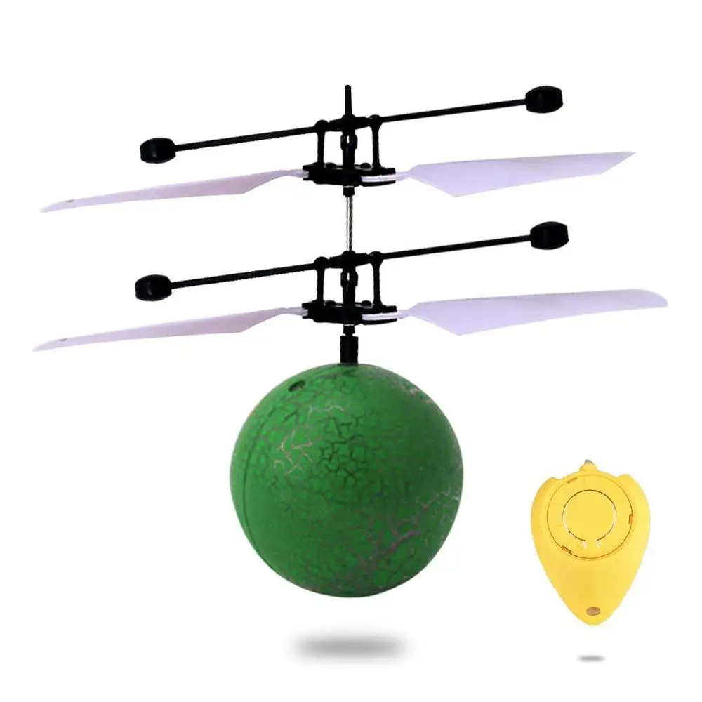 RC детские игрушки EpochAir RC летающий шар Дрон шар-Вертолет Встроенный сверкающий светодиодный свет для детей подростков красочные Flyings - Цвет: With RC control    2