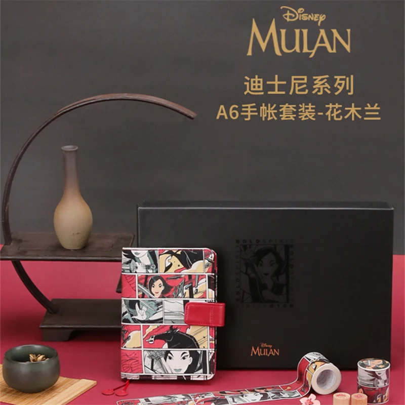 

Kinbor Mulan Theme Premium Notebook Journal Set A6 Size Gift Packaging Notebooks School Suppliers Gift Tools Stationery