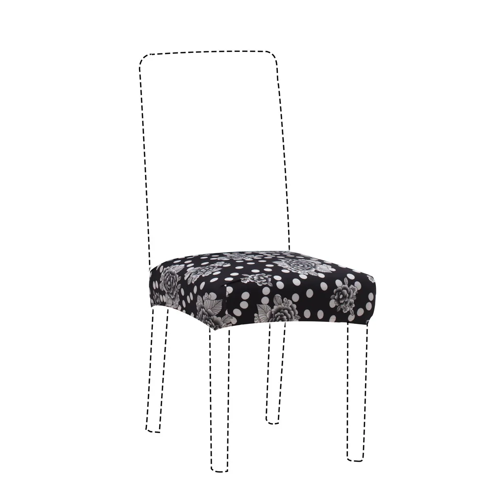 

Print Chair Covers Spandex Stretch Elastic Chair Case Removable Protector Slipcover For Room Hotel Banquet