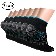 7 пар, профессиональный бренд, спортивные носки для велоспорта, защищают ноги, дышащие, впитывающие влагу для велосипедного спорта, носки для велоспорта, бега, компрессионные носки a
