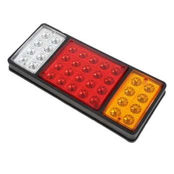 

Rectangle Tail Light Removable For Caravan Car 36 LED Waterproof 12V DC