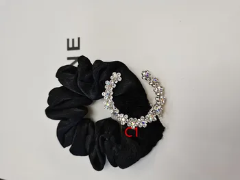 

David zhang Letter c rhinestone flower Headwear Hair Headband Hair Ornaments Hairbands Ponytail for women H28