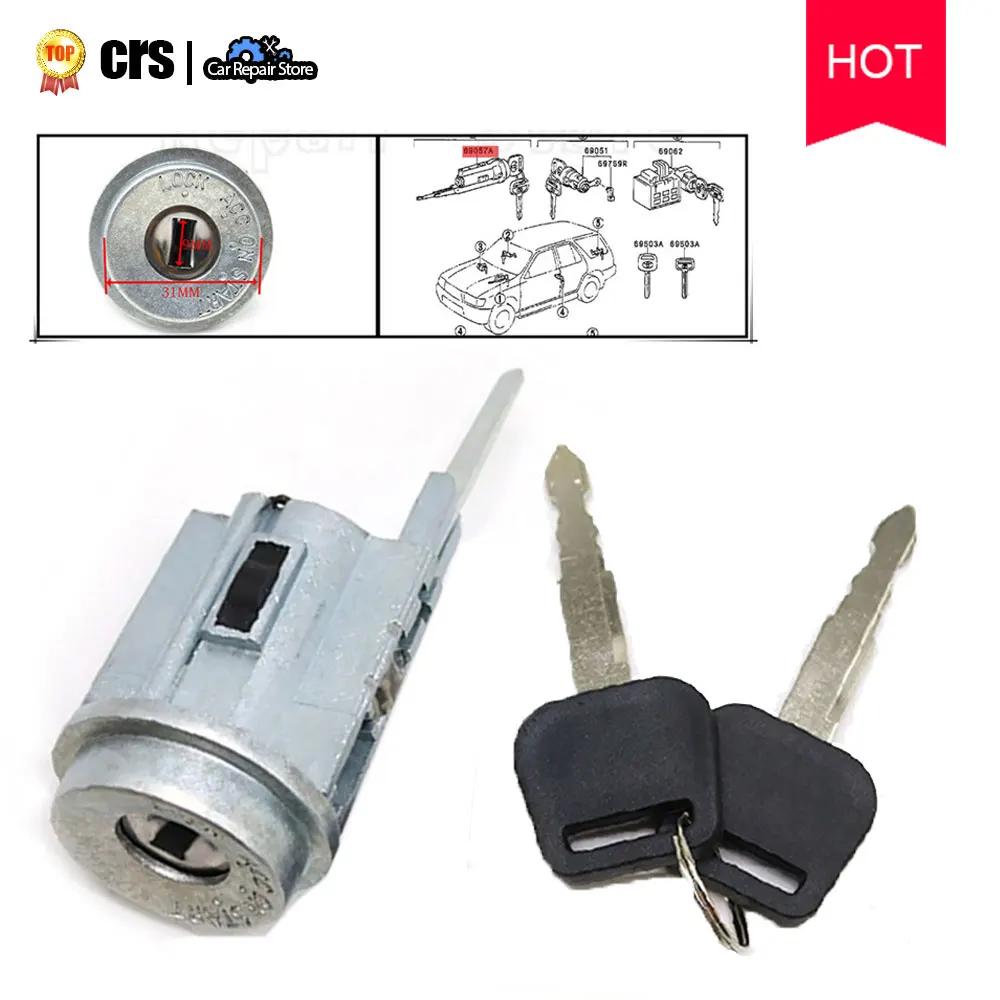 6905735070 Toyota Ignition Cylinder Lock & Key Set For Toyota 4runner
