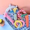 HOOPET Pets Dogs Pet Chewing Toys for Dog Outdoor Teeth Clean Pet Dog Puppy Cotton Chew Knot Braided Bone Rope Funny Tool 4