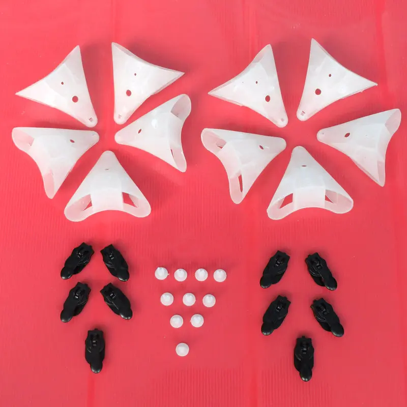 20 Clip Per Cravatta Fai-da-te – Ferro E Plastica, Nero E Argento, Con Anelli
