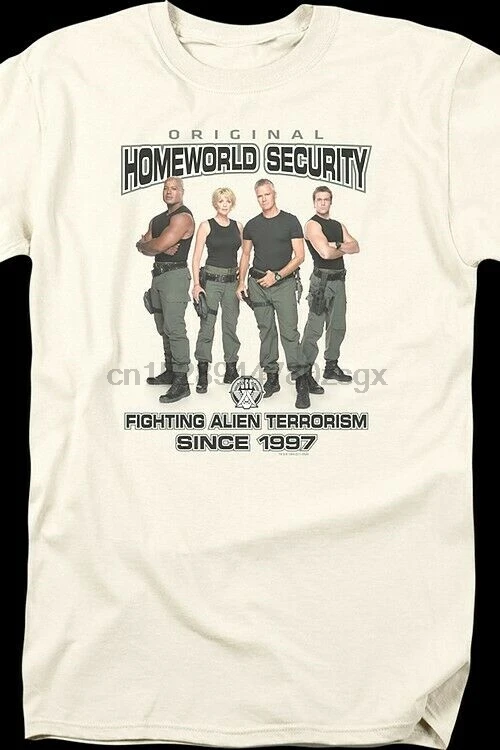 Stargate SG-1 Original Homeworld Security Mens Unisex T-Shirt Available Sm - 3x |
