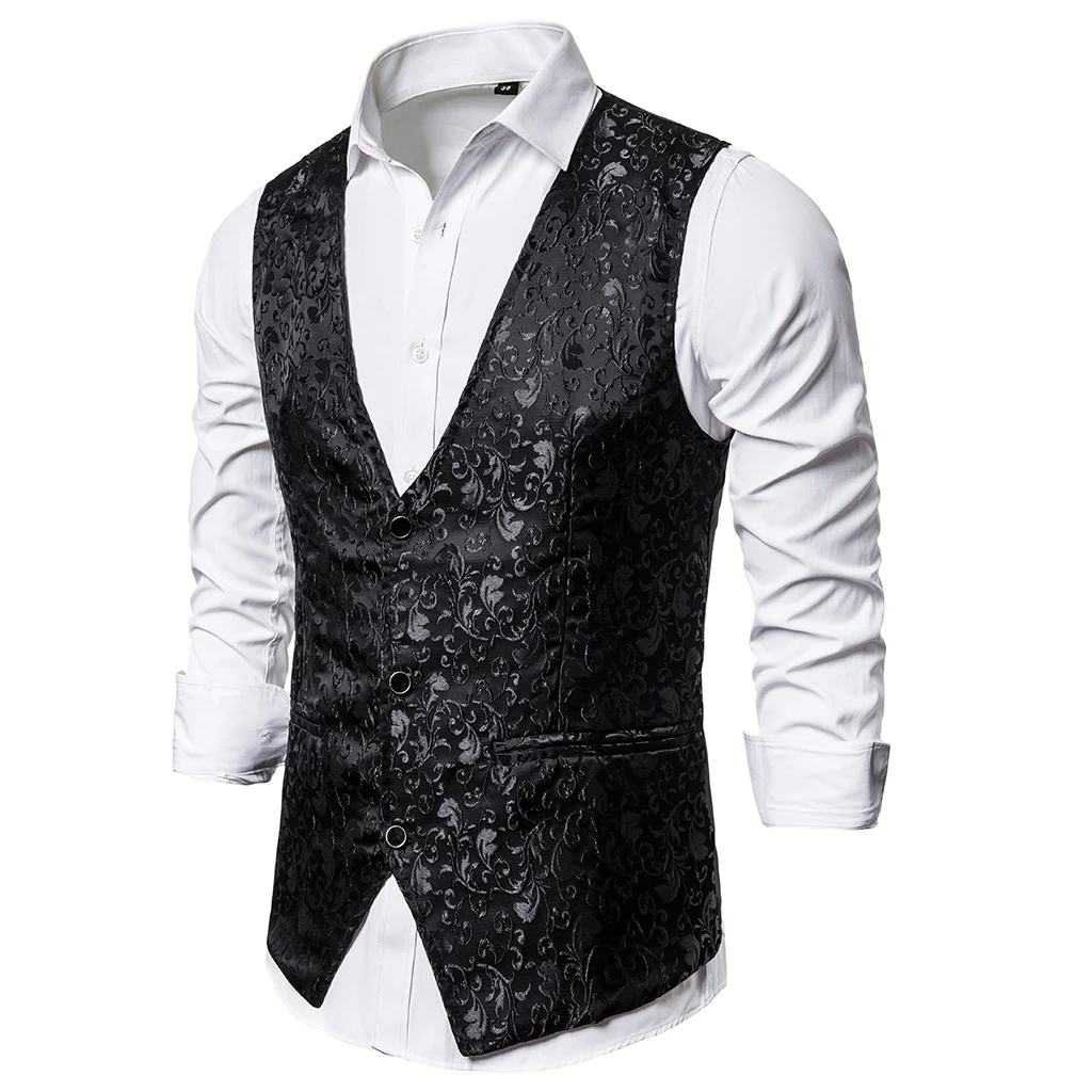 S-4XL ночной клуб рок кожаный жилет бар dj костюмы для актера сценическая одежда мужская жилетка пальто Одежда для выступлений Индивидуальные Жилеты