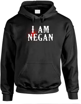 

I am negan - Dead Zombie day and night monster - men's pullovers and hoodies winter summer streetwear hoodies Sweatshirts