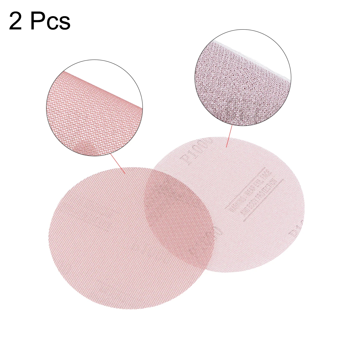 uxcell Mesh Sanding Discs 6 Inch Hook and Loop Grip Disc 1000 grit 2pcs