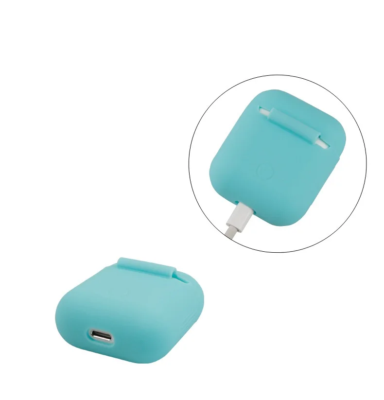 Мягкий силиконовый чехол, наушники для Apple Airpods, чехол, Bluetooth, беспроводные наушники, защитный чехол, коробка для Air Pods, наушники, сумка
