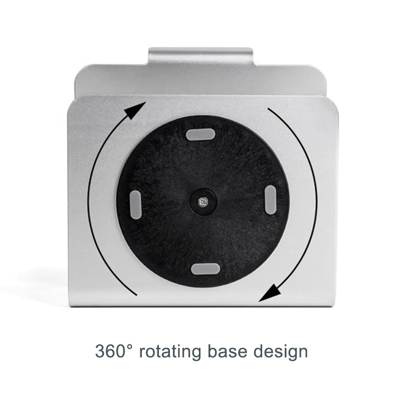 

Aluminum Alloy Laptop Stand Base 360 Rotate Notebook Heighten Cooling Holder Support OC-shipping