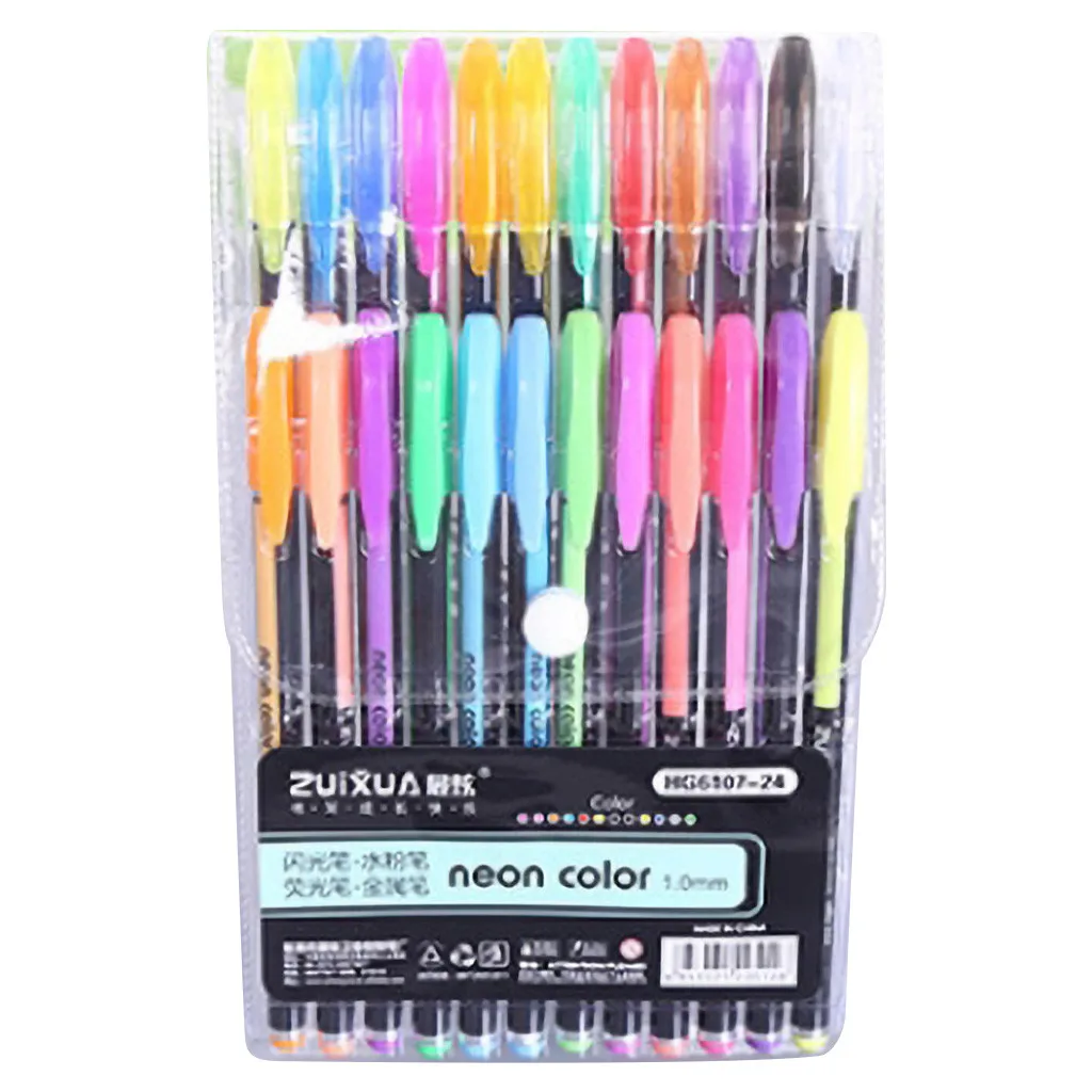 Набор гелевых ручек с блестками художественные маркеры для рисования рукоделие