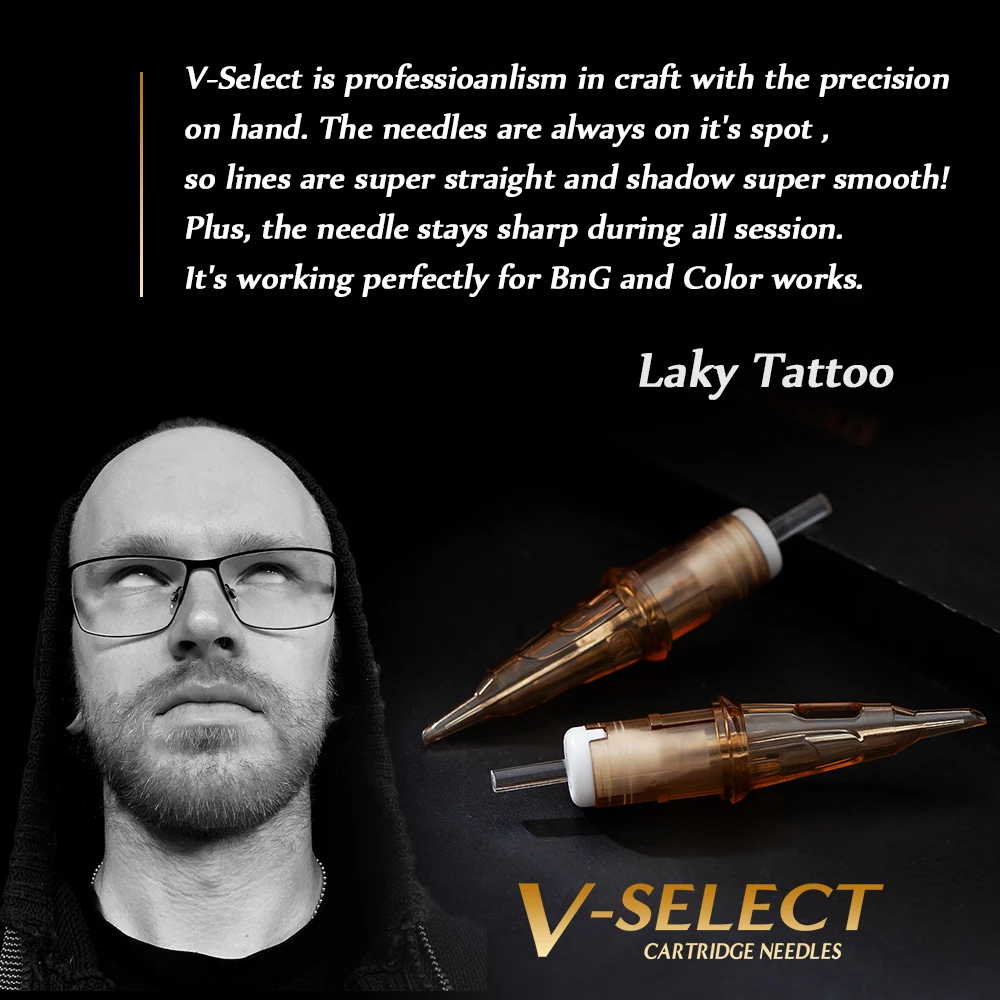 EZ V-Выберите татуировки иглы# 12 0,35 мм большая винная бутылка Круглый Magnum одноразовые иглы для татуировки Поставки 20 шт./кор