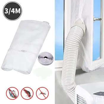 

210cmX90cm Window Seal Cloth Hot Air Plug Skylights Door Extension with Zipper for Tumble Dryers Door Seal Airlock 200cmX40cm