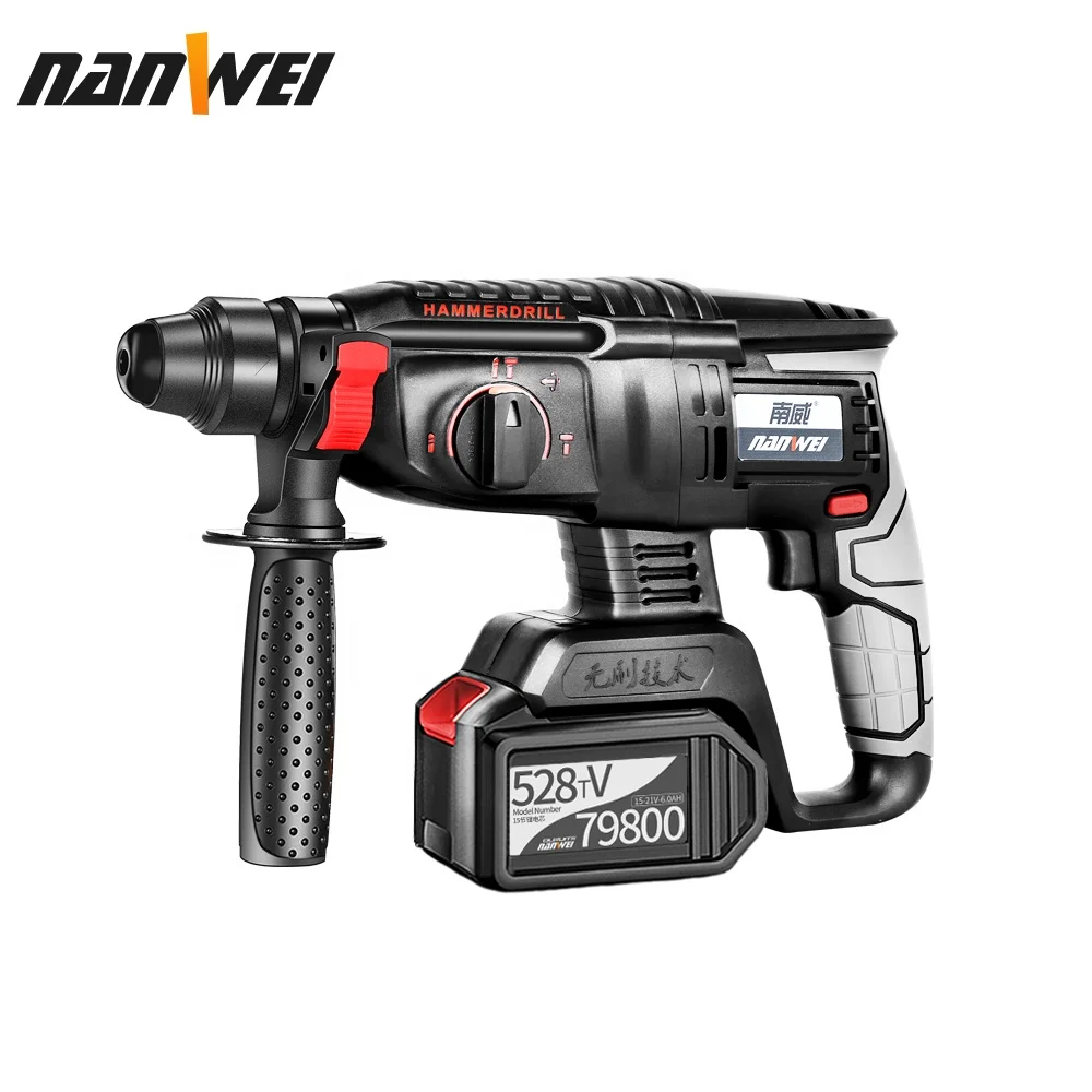 

Impact Drill Adjustable speed Cordless Hammer Industrial drill Concrete wall precision screwdriver tool