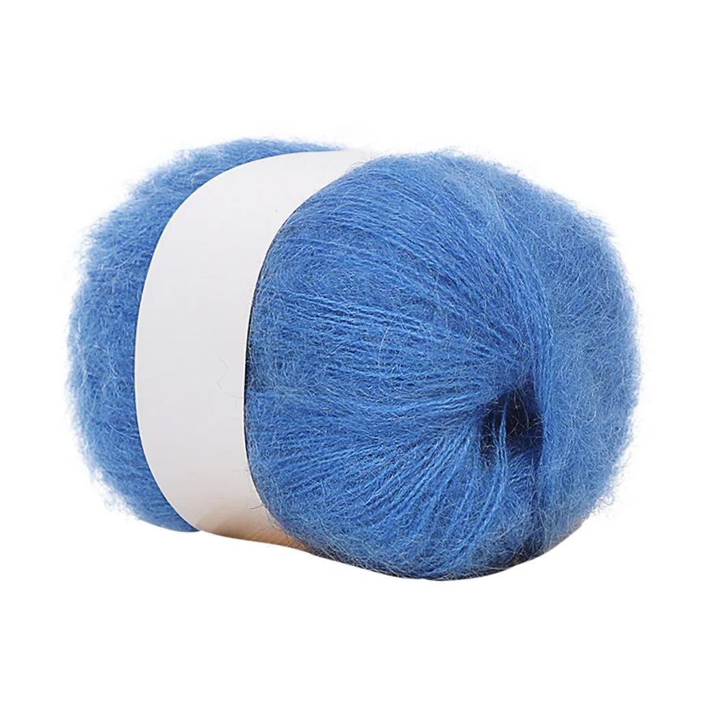 J Wool Thread DIY Woven Yarn Hand Knitting Crocheted Blanket Crochet Yarn - Цвет: J