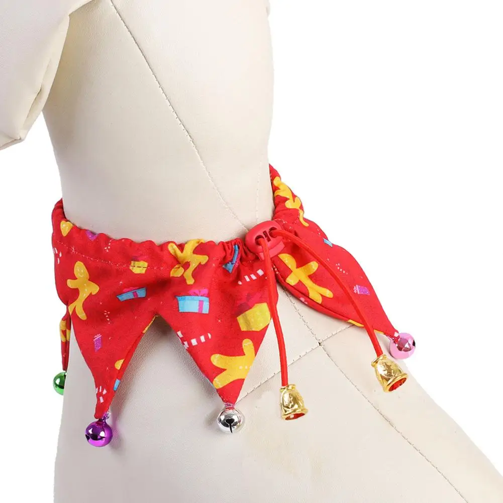 Christmas Series Pet Adjustable Collar Dog Bells Cat Bow Tie Pet Supplies Dog Necklace For Puppy Baby Cat Christmas Decoration