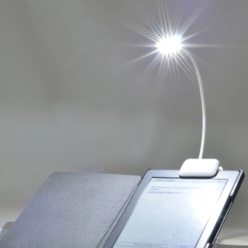 

0.5W Flexible Desk Lamp Mini Clip On Reading Light Reading Lamp for Amazon Kindle/eBook Readers/ PDAs Portable lamp