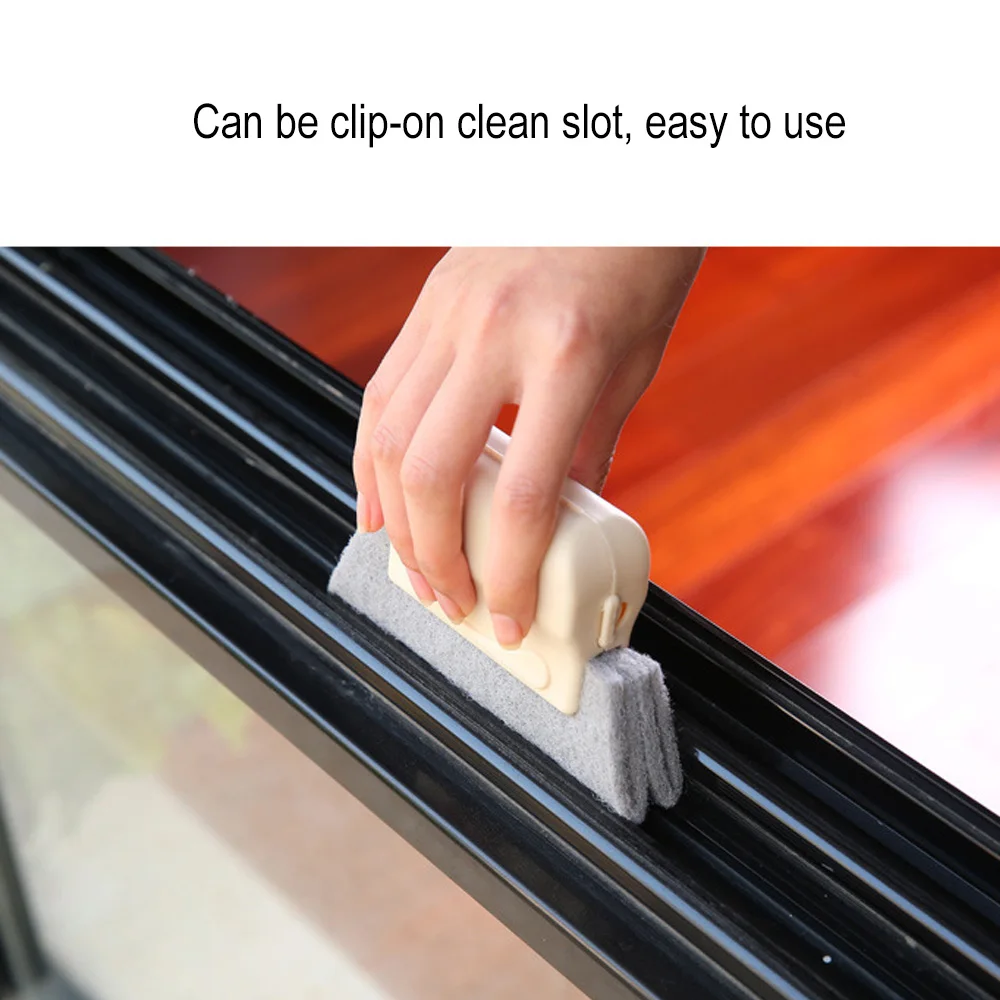 Window Cleaner Sponge Wiper Door Gap Venetian Blind Cleaner Hand Microfiber Window Washer Brush For Cleaning Blinds Grooves