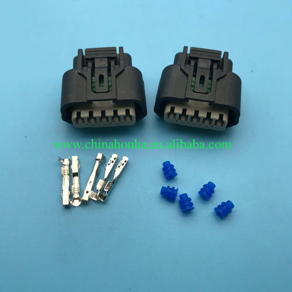 20 pcs 5-контактный 1,5 Турбокомпрессор двигатель разъем жгута электромагнитный клапан штепсельной вилки DJ70510-1-21 датчик давления на входе разъем 6189-1081 - Название цвета: 20 pcs