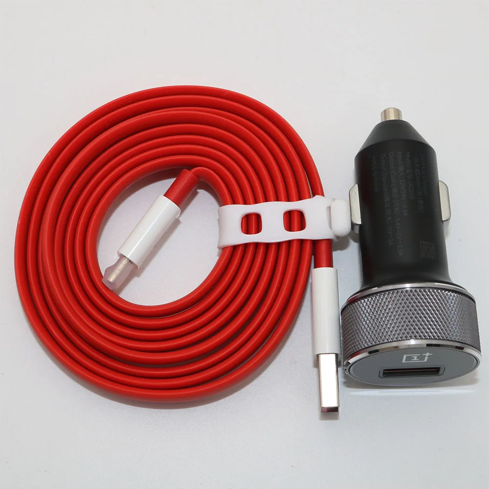 car x1.5m flat cable Оригинальное автомобильное зарядное устройство OnePlus 5V4A, быстрая зарядка, быстрая зарядка, плоский кабель type-C для смартфона One Plus 7 6 6T 5 5T 3 3t - Тип штекера: car x1.5m flat cable