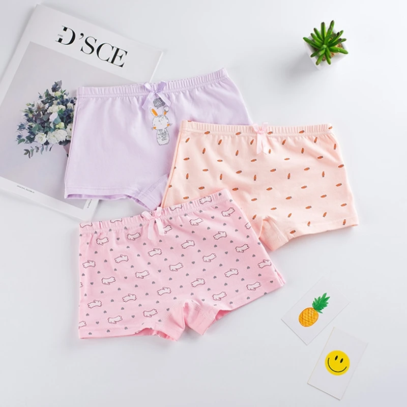 Style3 randomly12pcs Для девочек хлопок, для детей от двух до шести лет модный детский мягкие удобные и дышащие; нижнее белье для детей, с милым рисунком трусы 12 шт./упак - Цвет: Style3 randomly12pcs