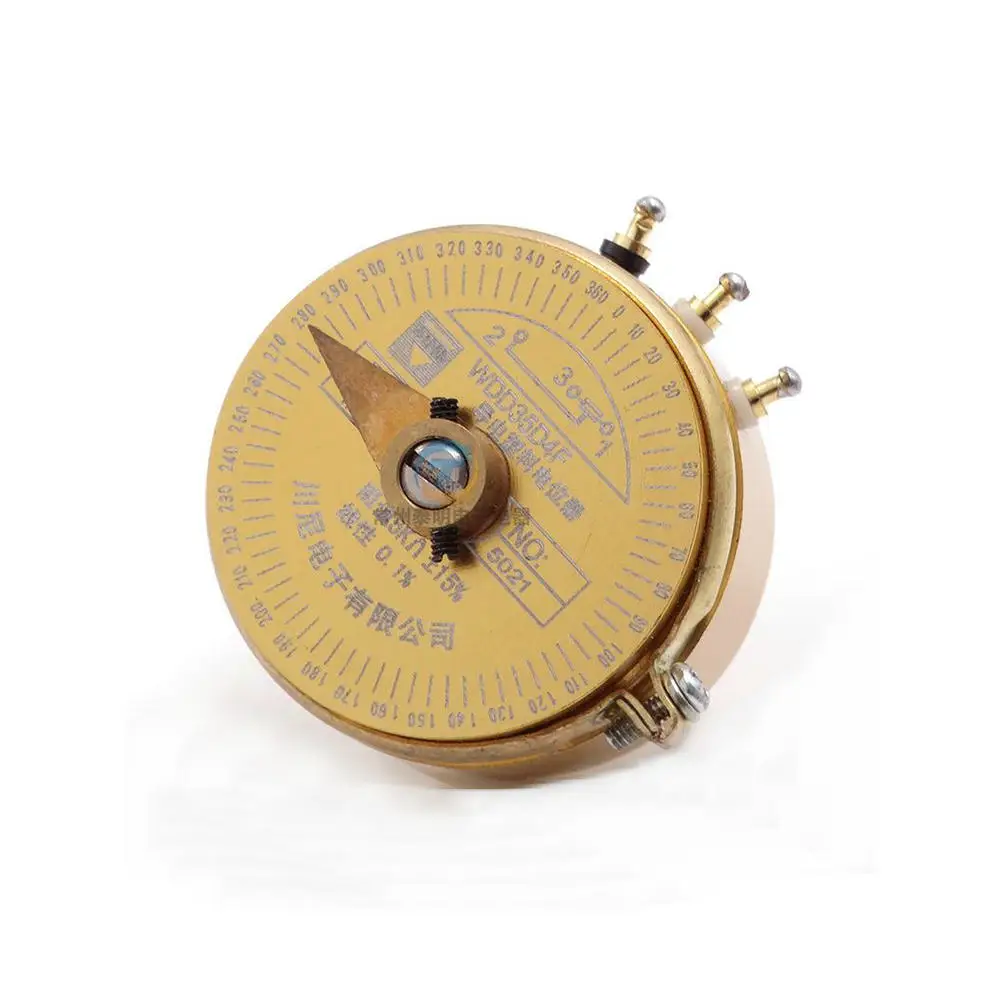 Wdd35d4f Rotary Potentiometer 1k 2k 0.1 Linearity Angle Sensor With