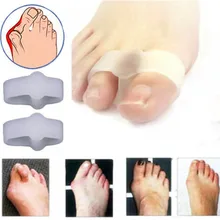 2 шт./компл. мягкий силиконовый корректор для ухода за пальцами гелевая боль в носке рельефный протектор Pro Toe приспособление для устранения деформации пальца на ноге Инструменты для педикюра
