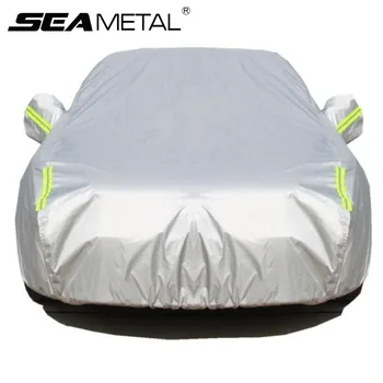 

Car-Covers Protector Full Body Covers Reflective Strip Outdoor Waterproof on Car Cover Universal For Sedan SUV Auto Accessories