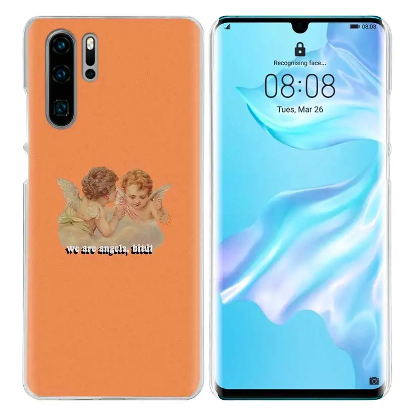 Чехол с рисунком ангела Купидона для huawei P20 P30 P Smart Nova 4 3i P10 P9 P8 mate 10 20 lite Pro Mini жесткий чехол для телефона из поликарбоната