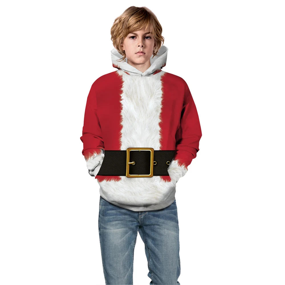 

3D Print Sweatshirts Boys Girls Hoodies Spring Slim Pullover Tops Children Hip Hop Hoodie Kids Outerwear